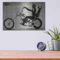 'Get Your Motor Running' by Loui Jover – Metal Wall Art, 16x12 room view
