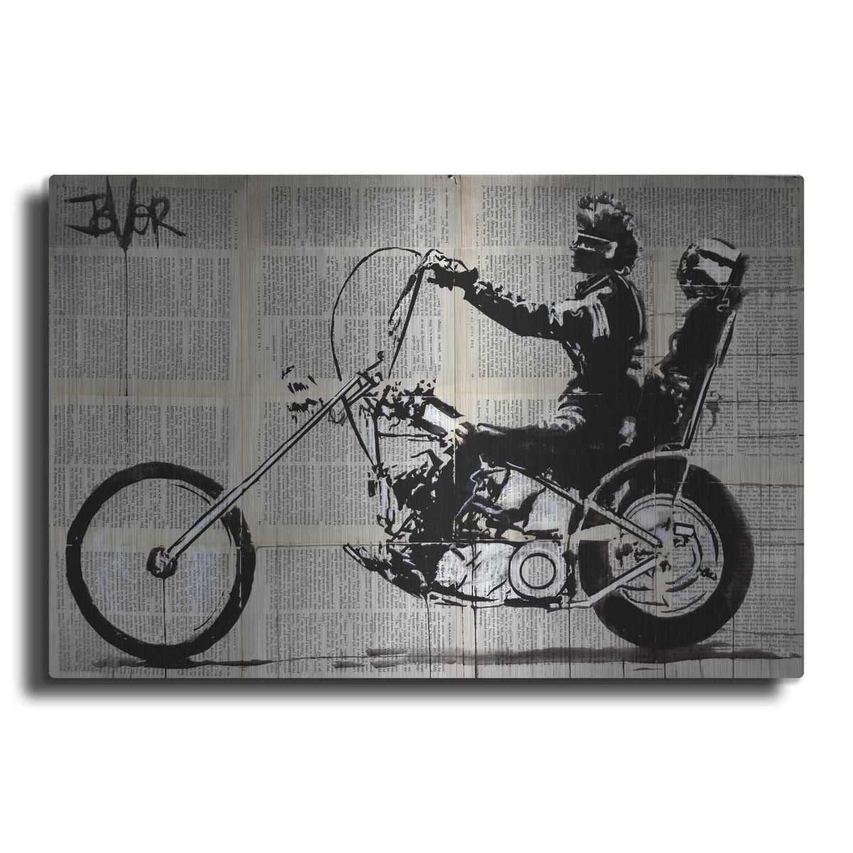 'Get Your Motor Running' by Loui Jover – Metal Wall Art