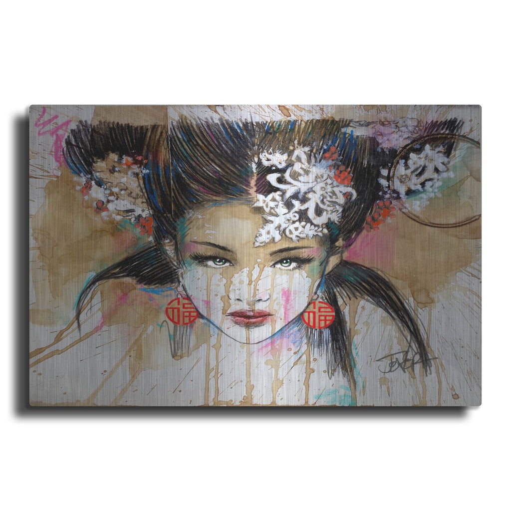 'Lady Luck' by Loui Jover – Metal Wall Art