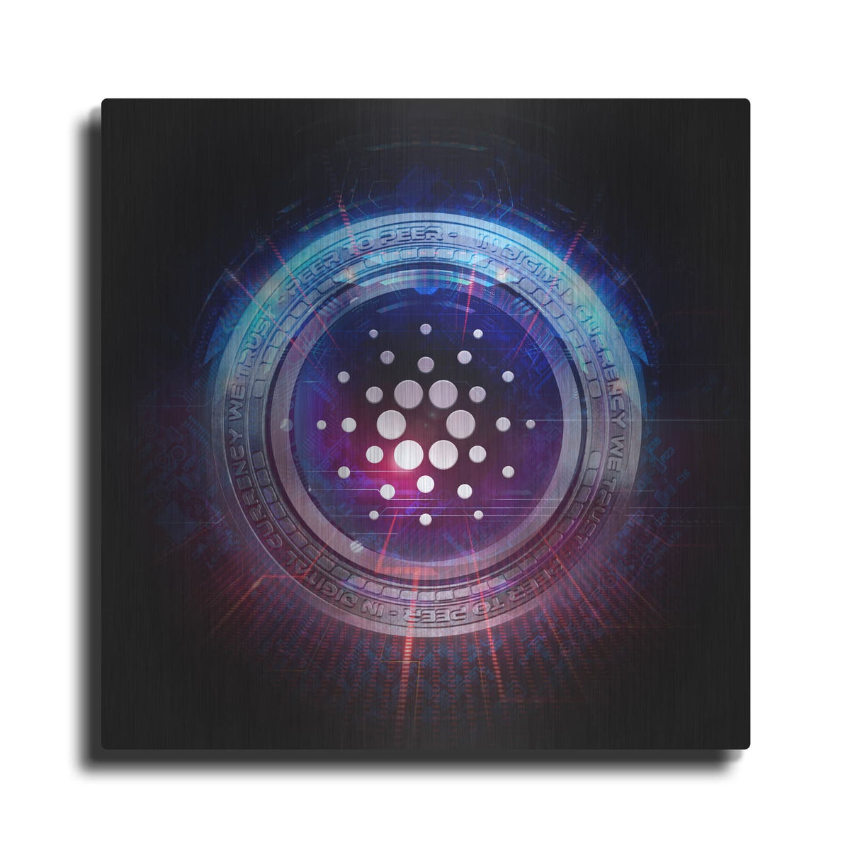 'Wagmi Cardano Crypto' by Valentyn Artemenko – Metal Wall Art
