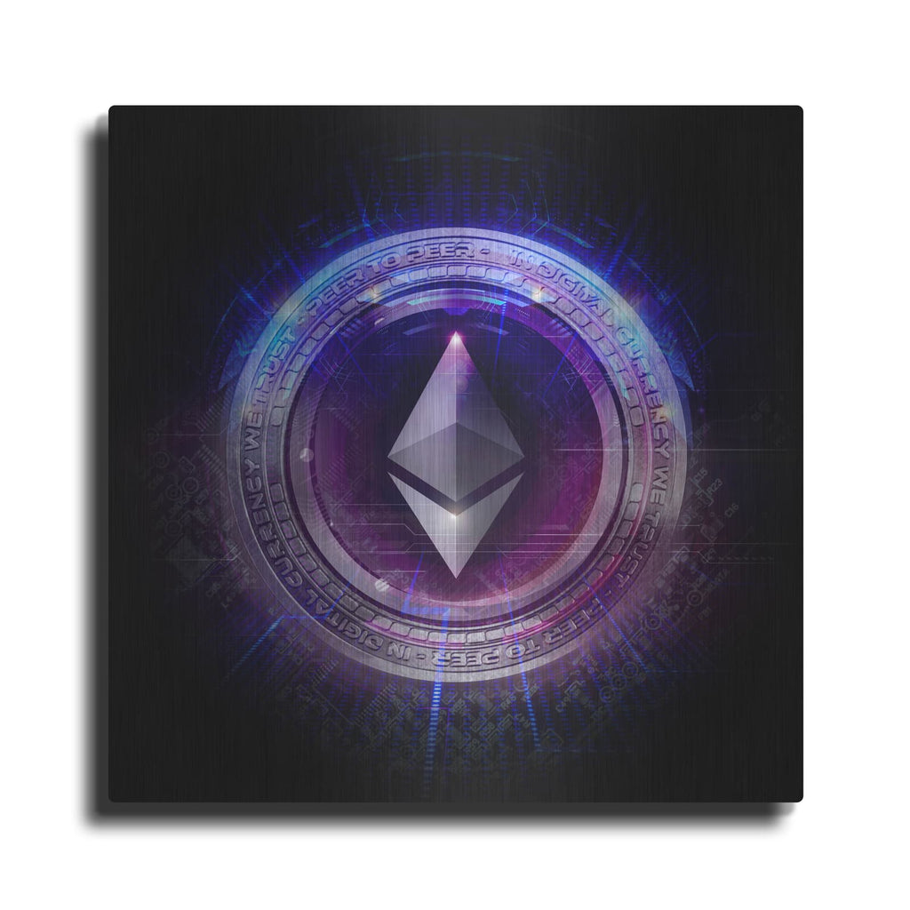 'Wagmi Ethereum Crypto' by Valentyn Artemenko – Metal Wall Art