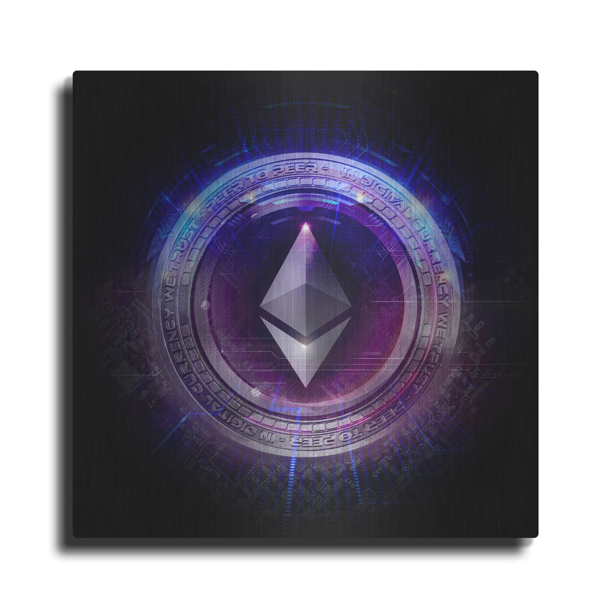 'Wagmi Ethereum Crypto' by Valentyn Artemenko – Metal Wall Art