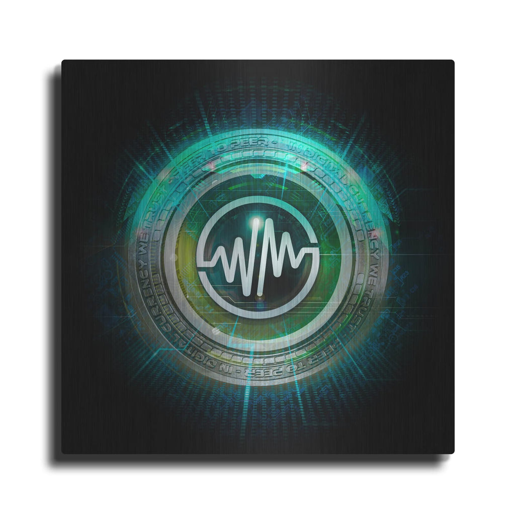 'Wagmi Wemix Crypto' by Valentyn Artemenko – Metal Wall Art