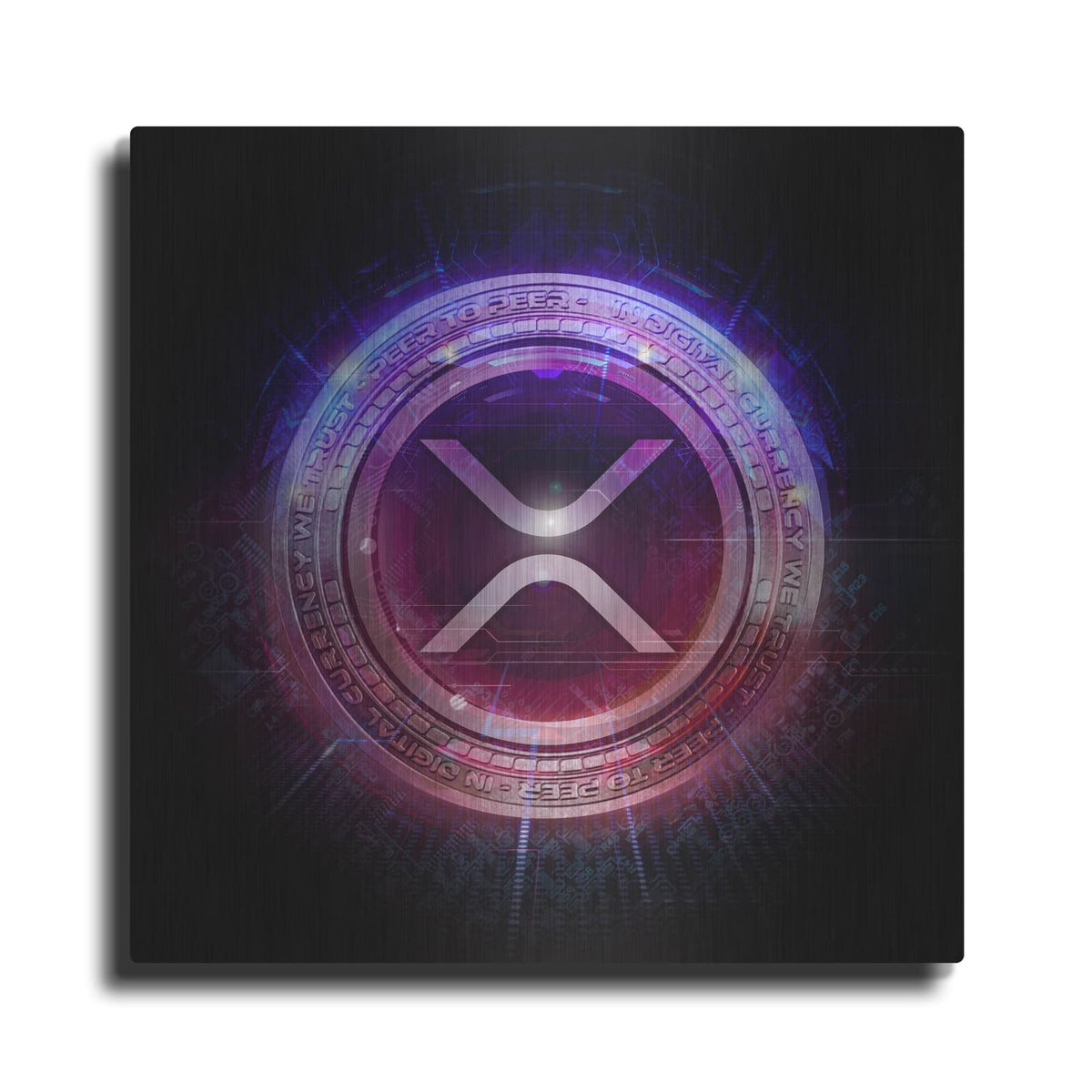 'Wagmi Xrp Crypto' by Valentyn Artemenko – Metal Wall Art