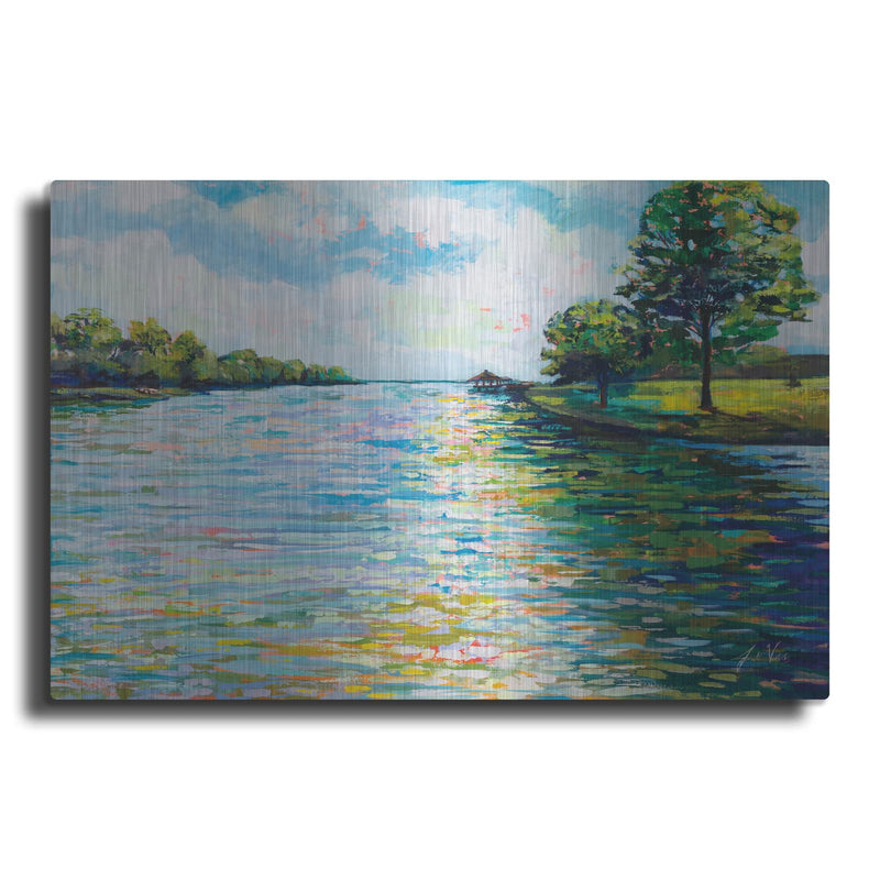 'Lake View' by Jeanette Vertentes – Metal Wall Art