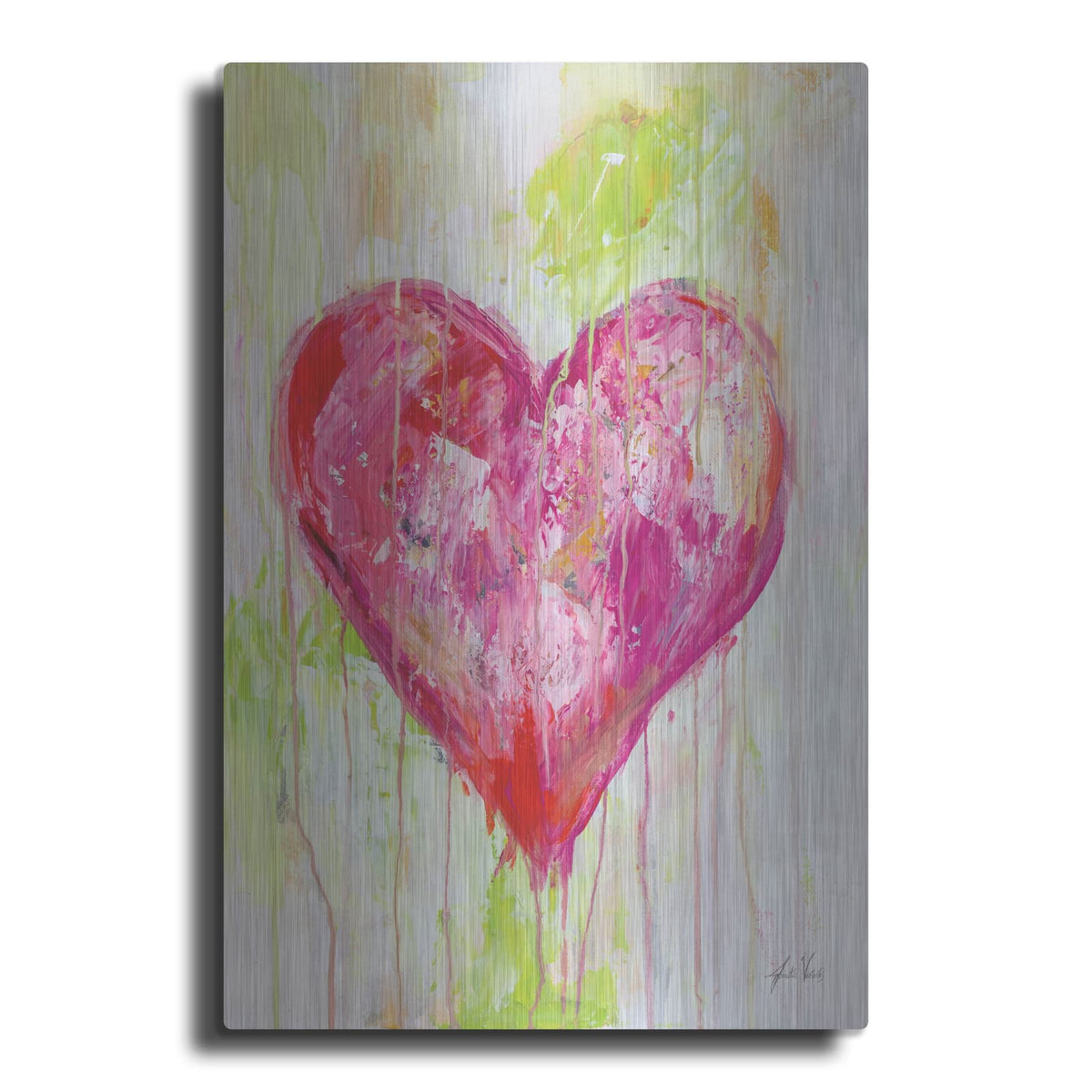 'Lonely Heart' by Jeanette Vertentes – Metal Wall Art