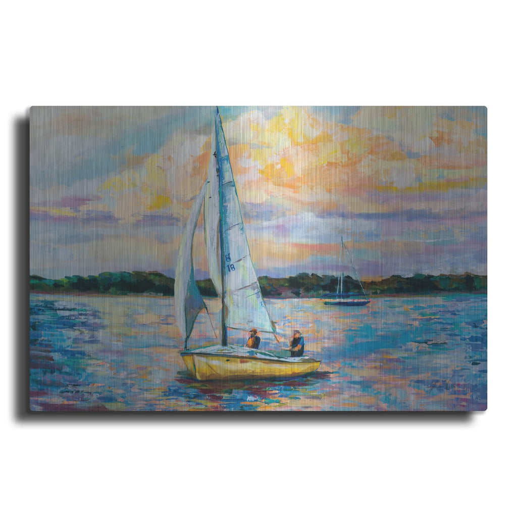 'Sunday Sail' by Jeanette Vertentes – Metal Wall Art