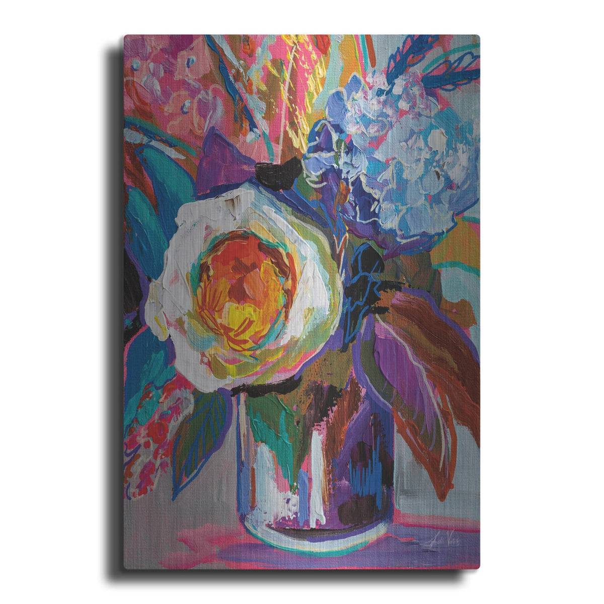 'Electric' by Jeanette Vertentes – Metal Wall Art