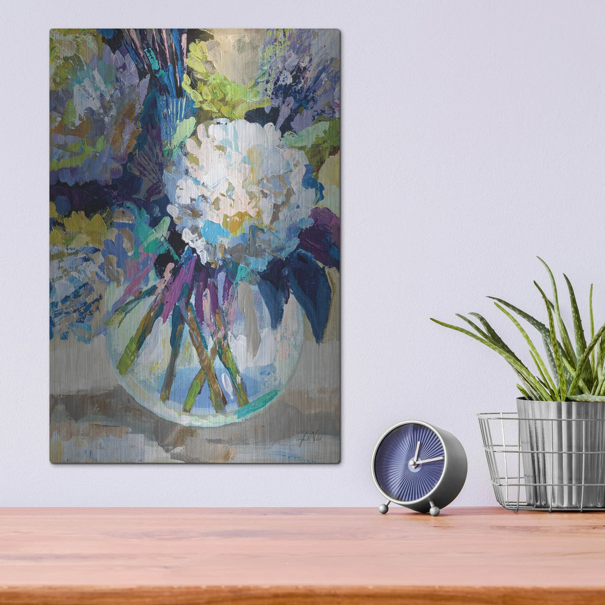 'Transparent' by Jeanette Vertentes – Metal Wall Art, 12x16 room view