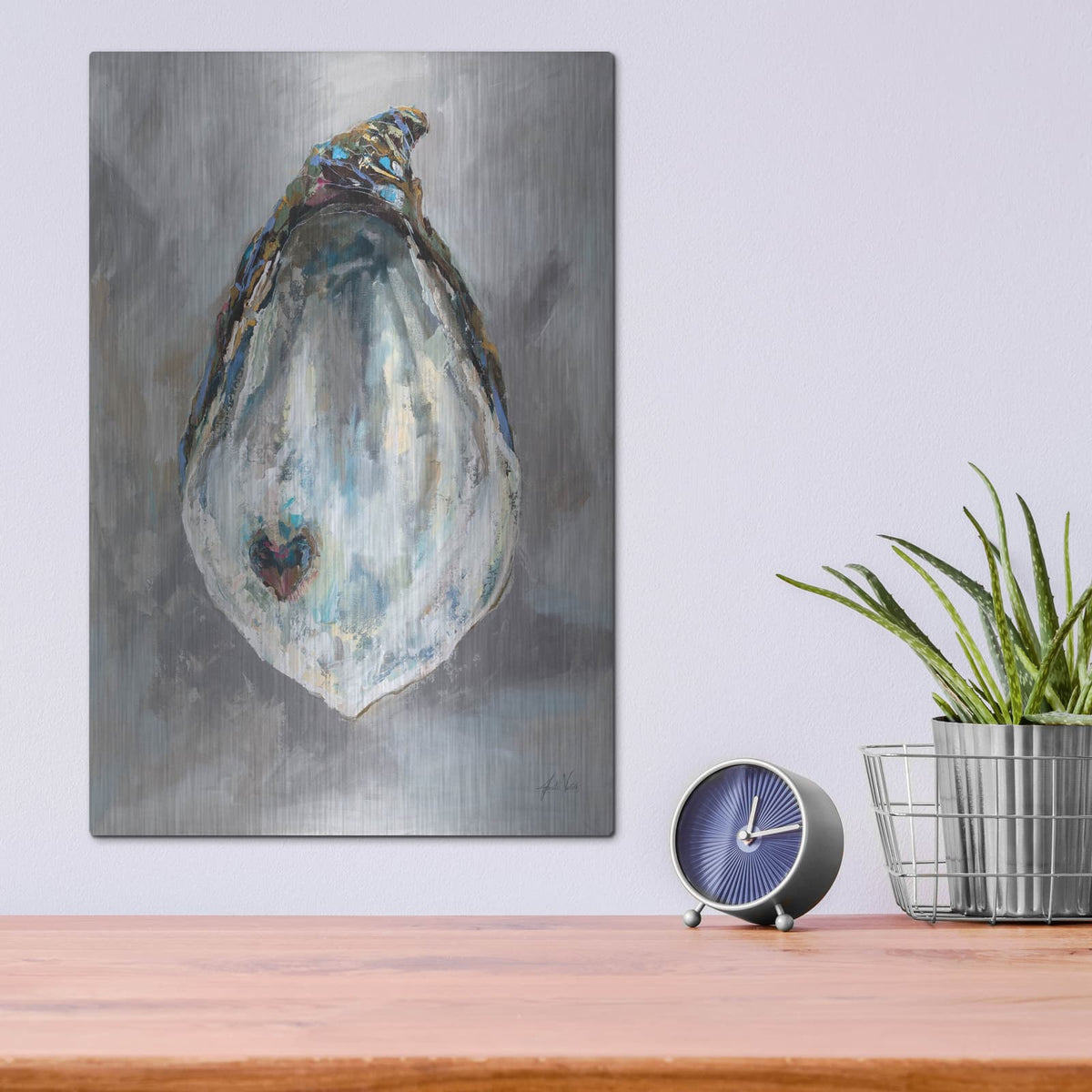 'Shucks' by Jeanette Vertentes – Metal Wall Art, 12x16 room view