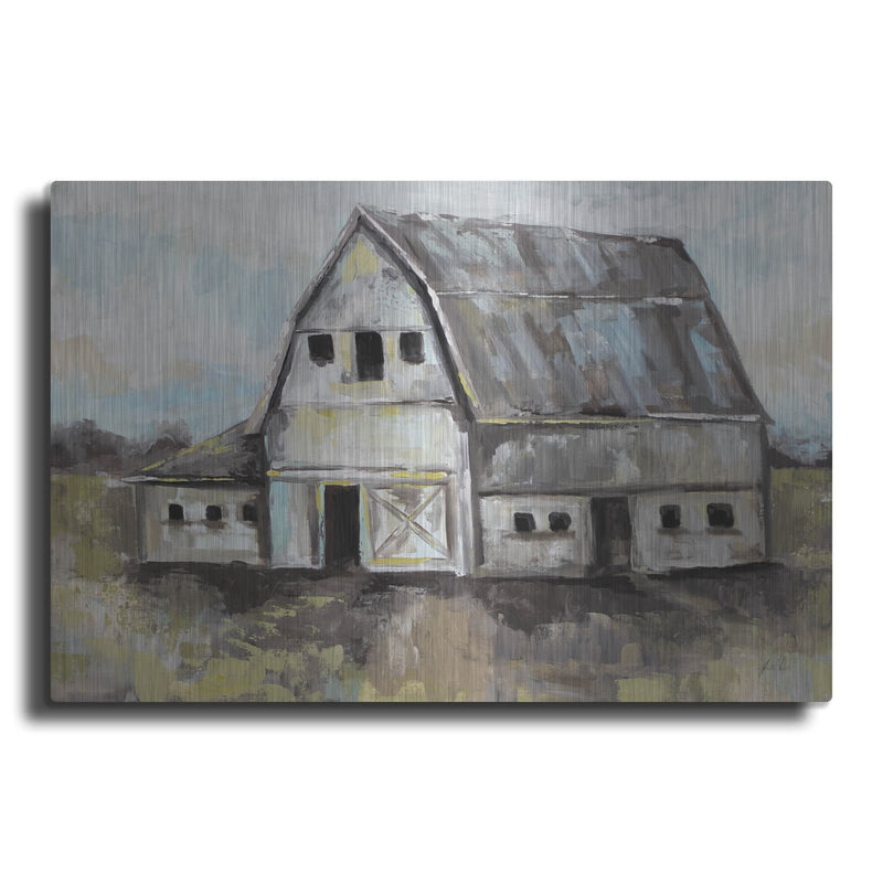 'Tranquil Barn' by Jeanette Vertentes – Metal Wall Art
