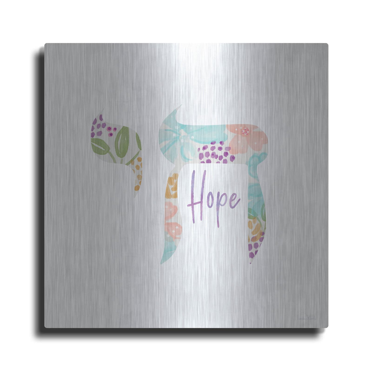 'Chai Hope' by Linda Woods – Metal Wall Art
