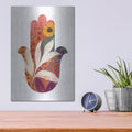 'Fall Hamsa' by Linda Woods – Metal Wall Art, 12x16 room view