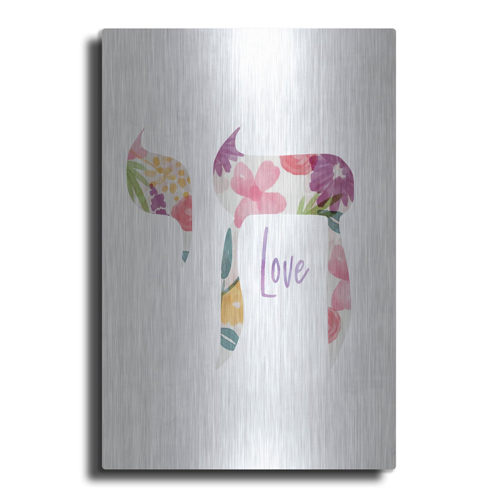 'Love Chai' by Linda Woods – Metal Wall Art