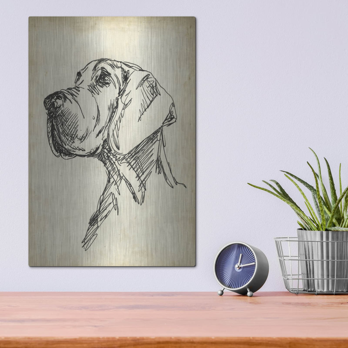 'Breed Studies 6' by Ethan Harper – Metal Wall Art, 12x16 room view