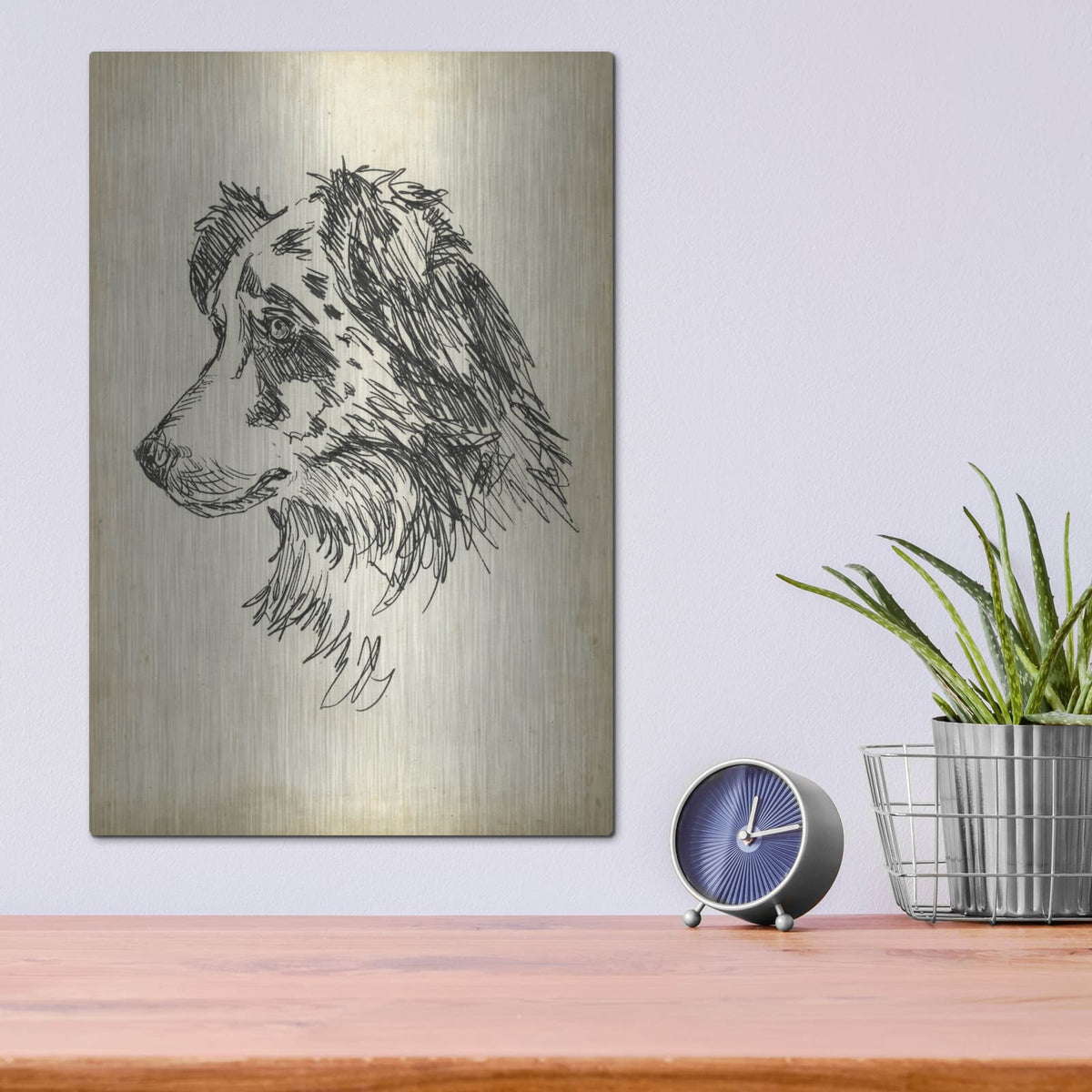 'Breed Studies 11' by Ethan Harper – Metal Wall Art, 12x16 room view