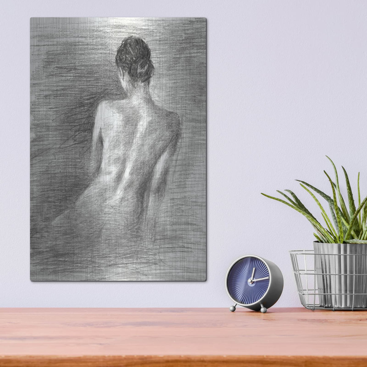 'Light Study' by Ethan Harper – Metal Wall Art, 12x16 room view
