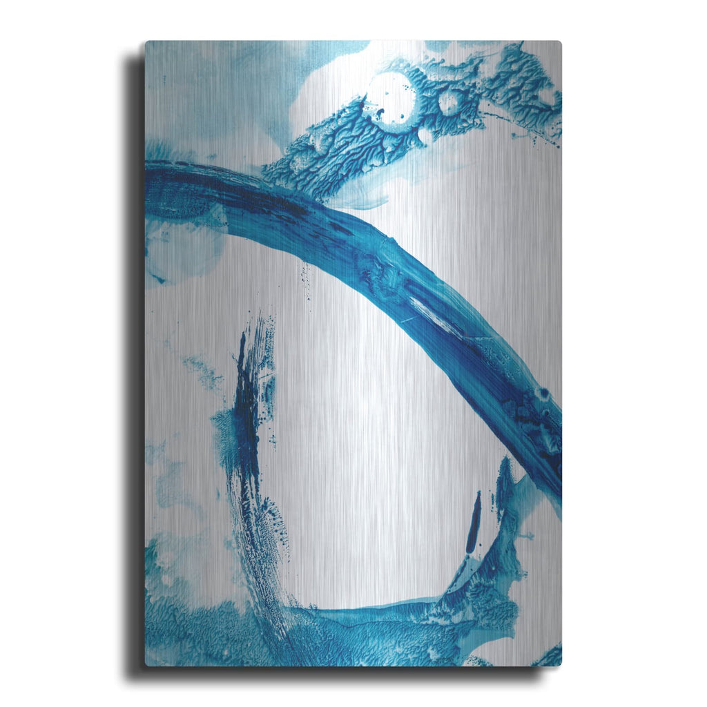 'Aqua Ring' by Ethan Harper – Metal Wall Art