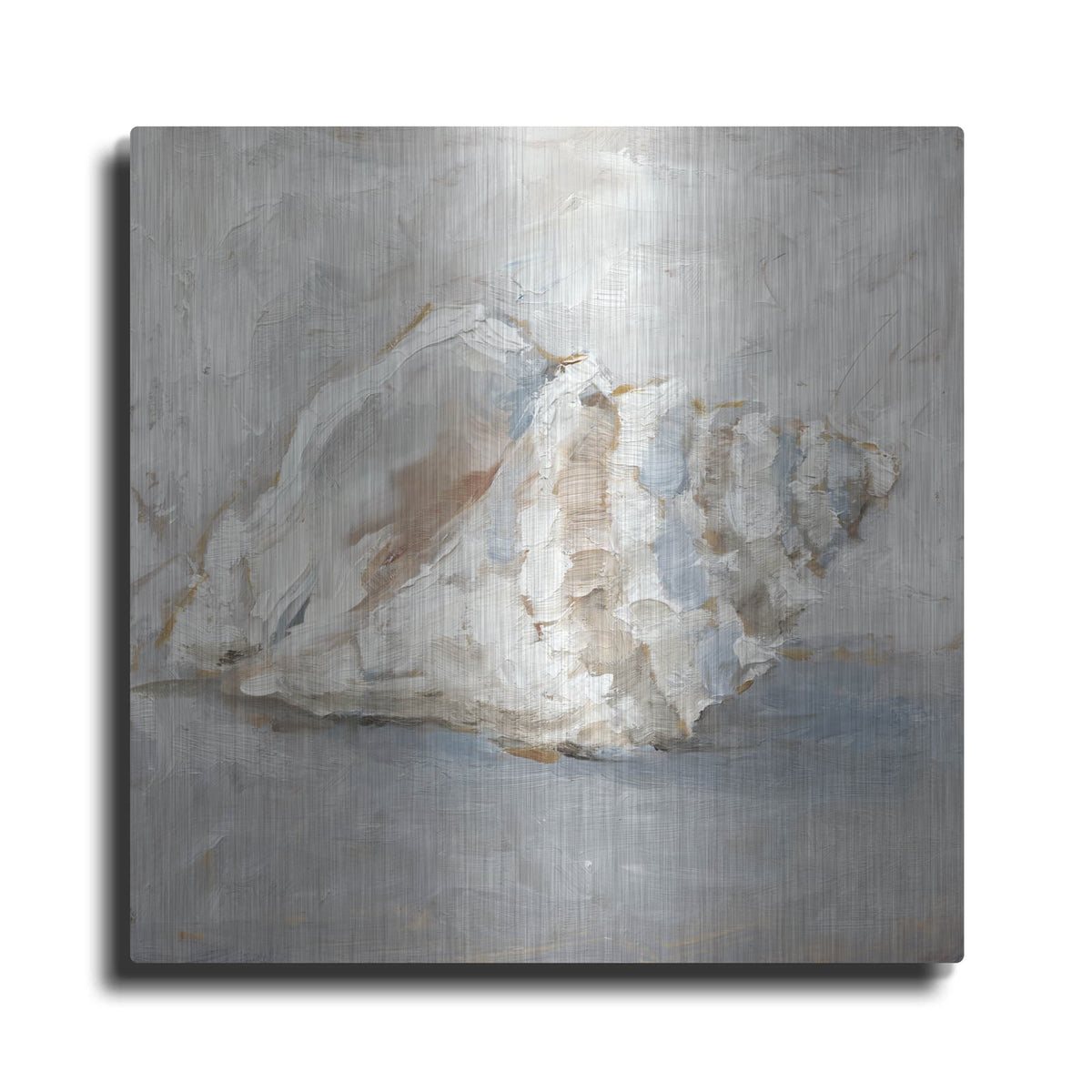 'Blue Shell Study 2' by Ethan Harper – Metal Wall Art