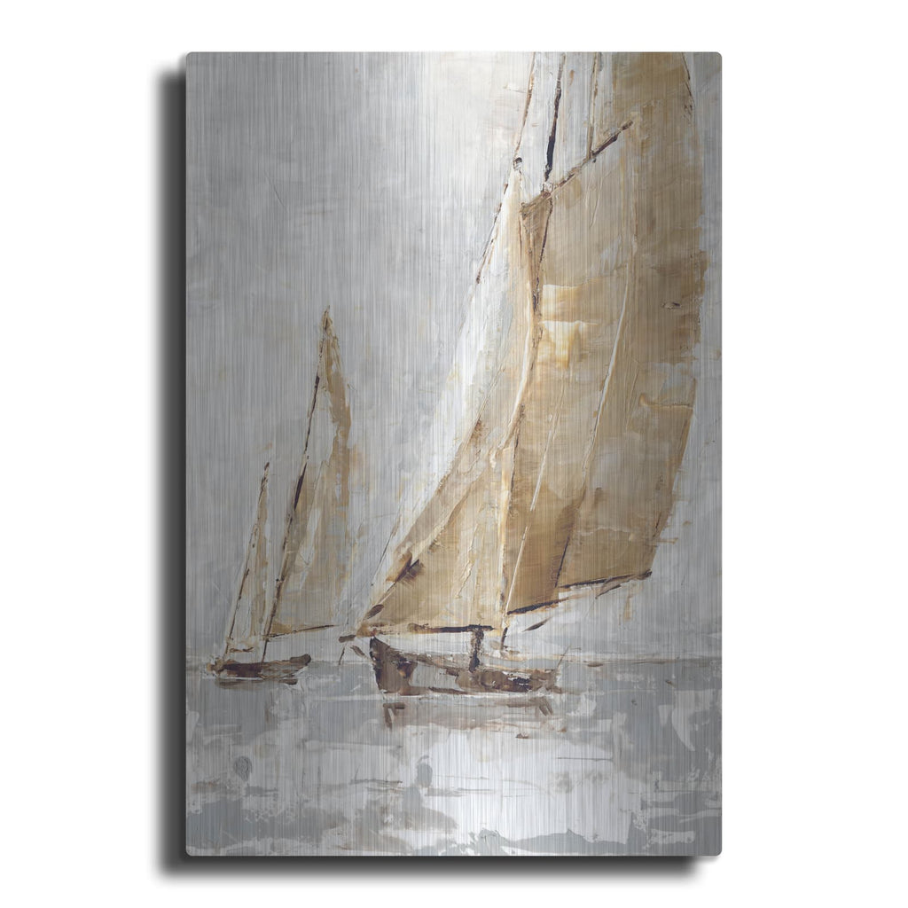 'Golden Sails 2' by Ethan Harper – Metal Wall Art