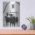 'Standing Around 2' by Ethan Harper – Metal Wall Art, 12x16 room view