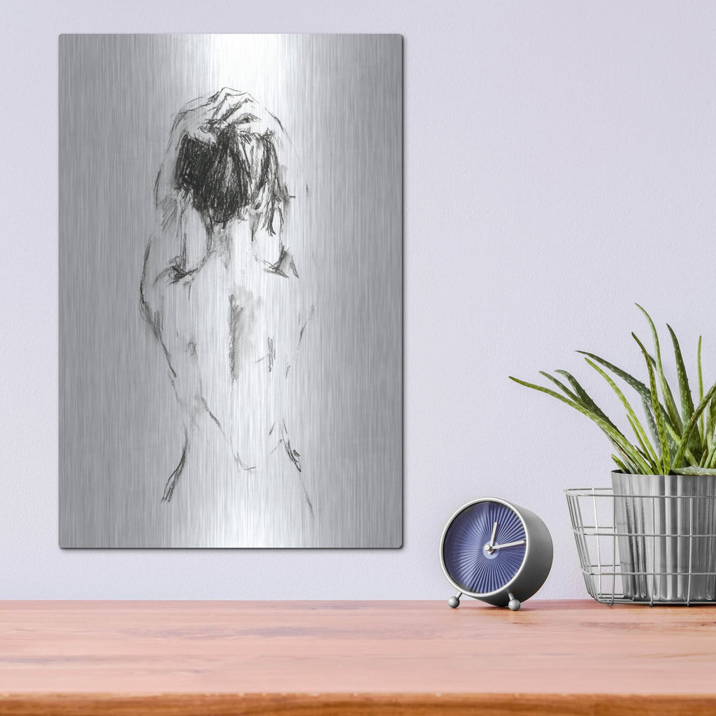 'Back Study 2' by Ethan Harper – Metal Wall Art, 12x16 room view