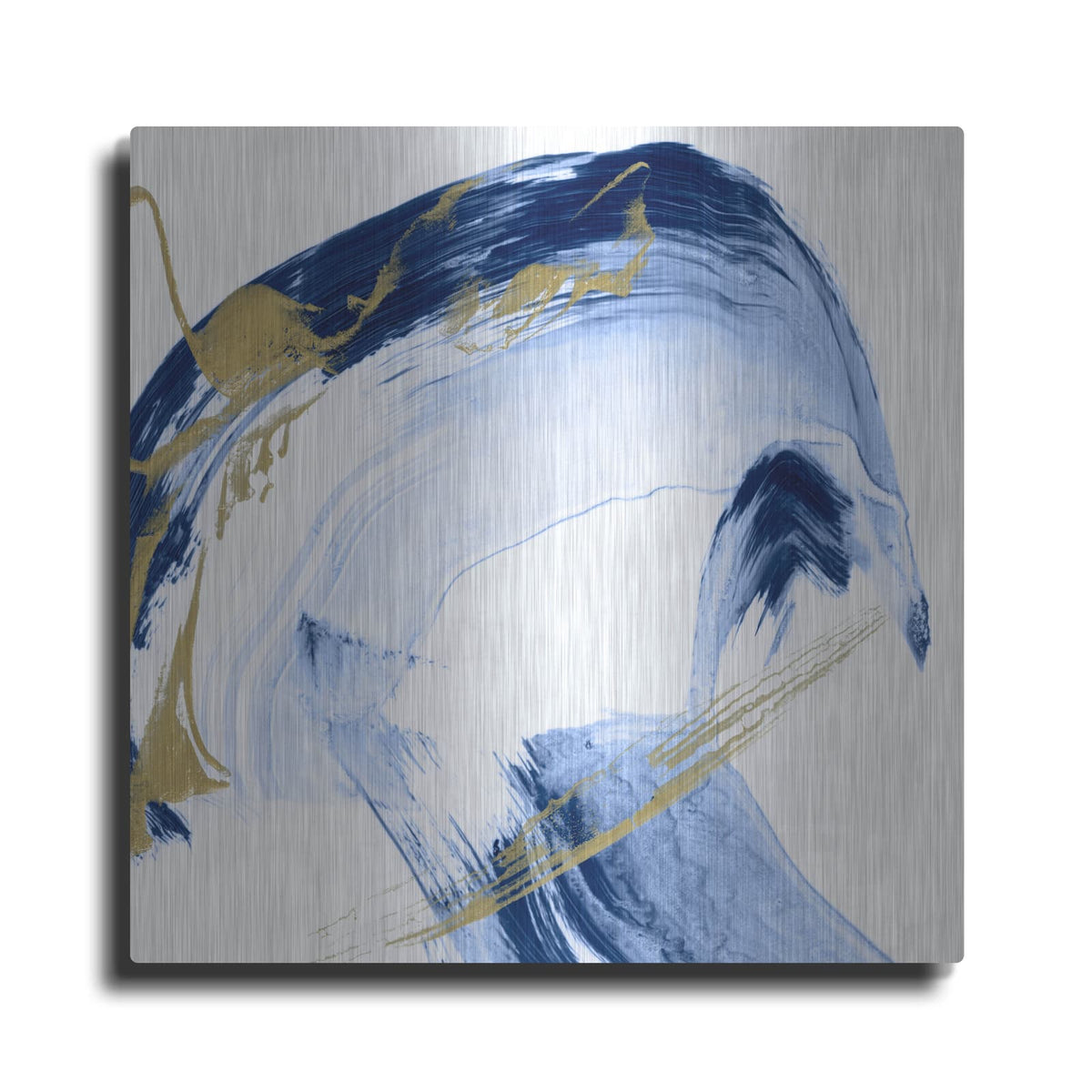 'Golden Current 2' by Ethan Harper – Metal Wall Art