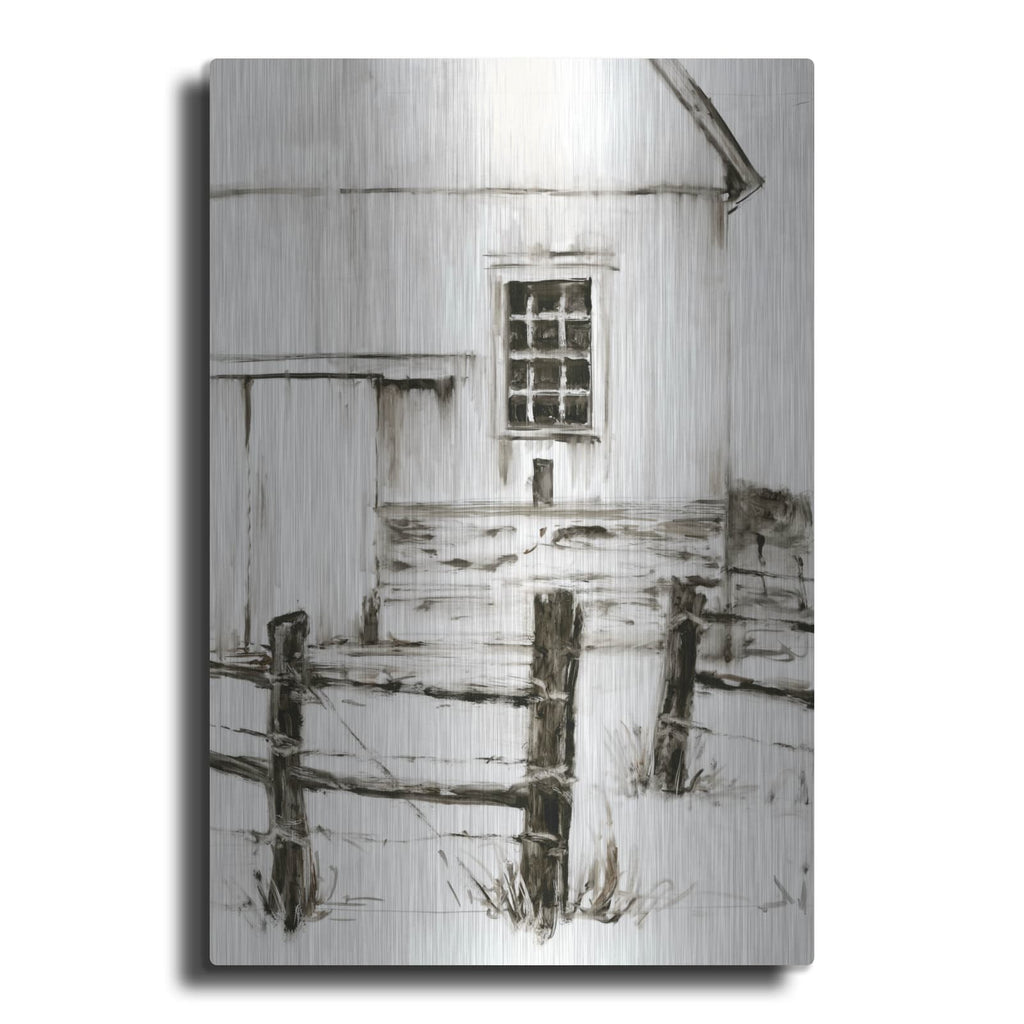 'Rustic Barbed Wire 2' by Ethan Harper – Metal Wall Art