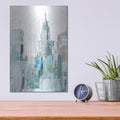 'Brilliant City Study 2' by Ethan Harper – Metal Wall Art, 12x16 room view