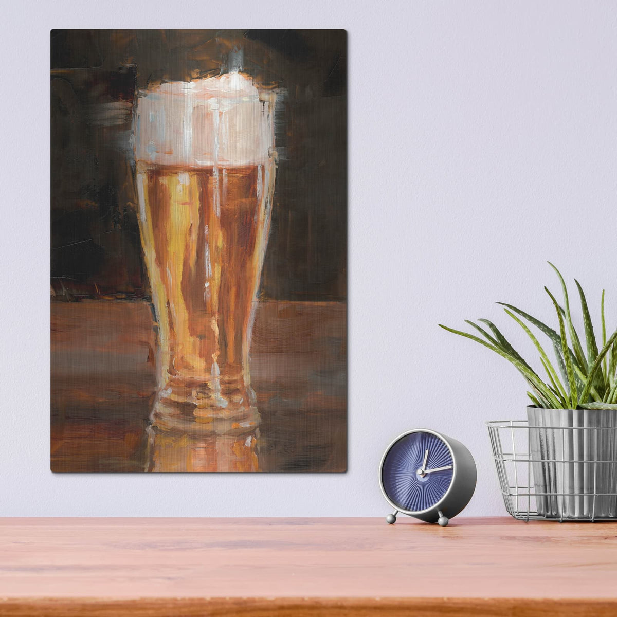 'Another Round 4' by Ethan Harper – Metal Wall Art, 12x16 room view