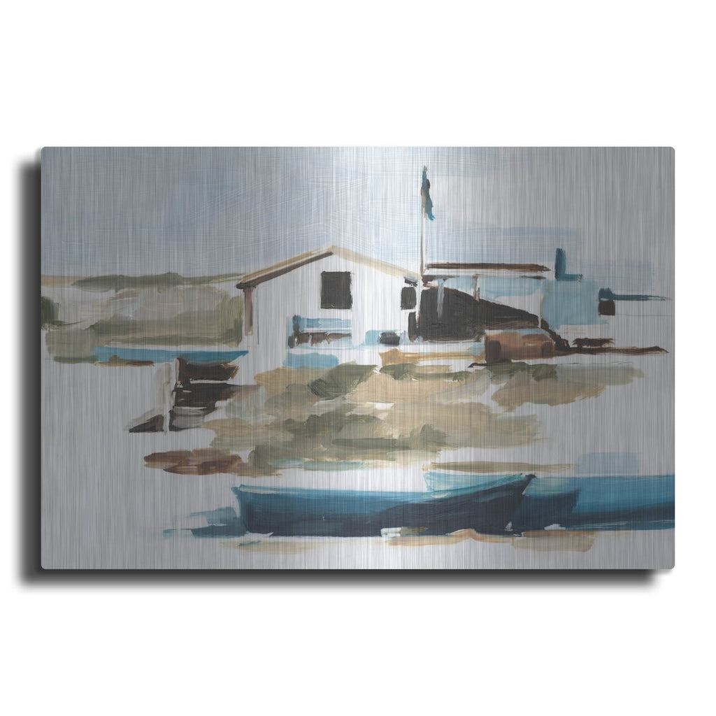 'Beach Outpost 1' by Ethan Harper – Metal Wall Art