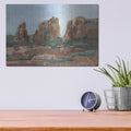 'Western Rock Formation 2' by Ethan Harper – Metal Wall Art, 16x12 room view