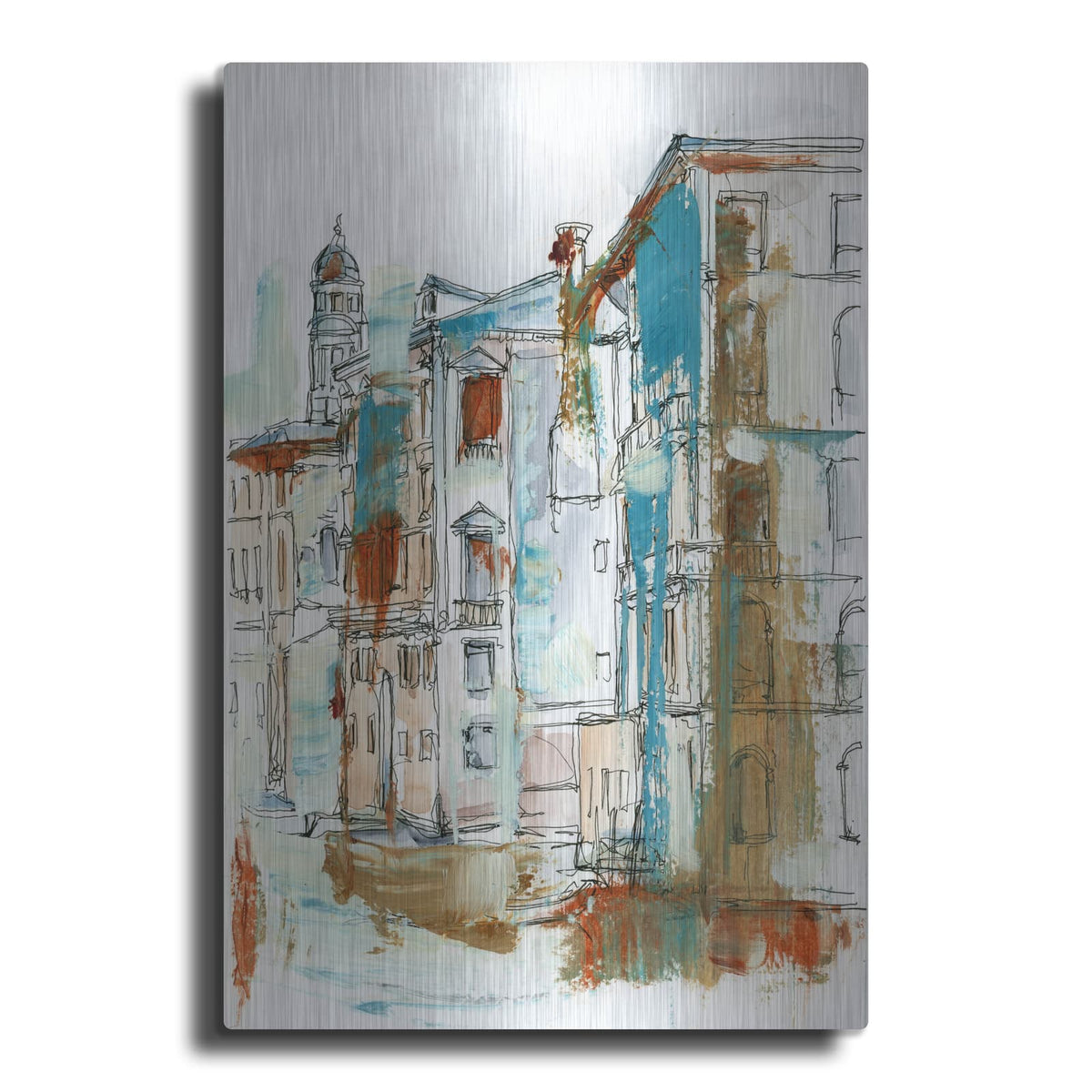 'Venetian Abstract 2' by Ethan Harper – Metal Wall Art