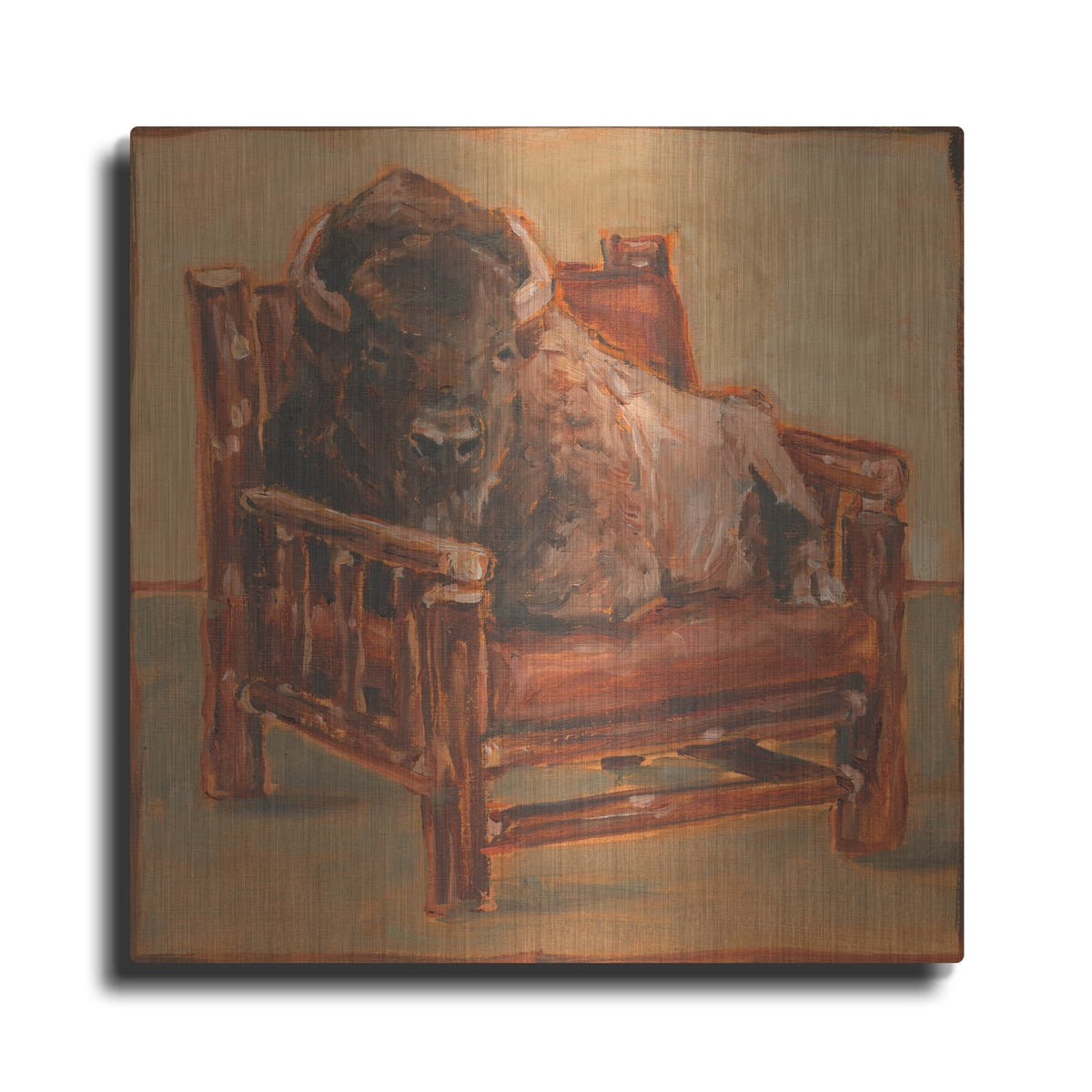 'Lodge Friends 1' by Ethan Harper – Metal Wall Art