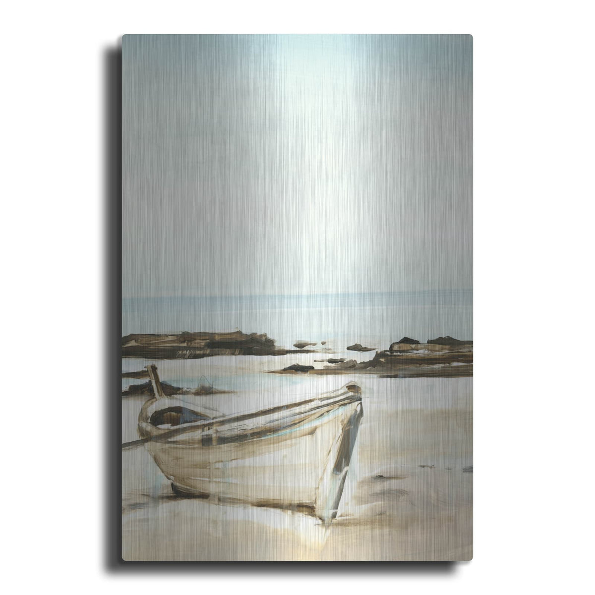 'Rustic Row Boat 1' by Ethan Harper – Metal Wall Art