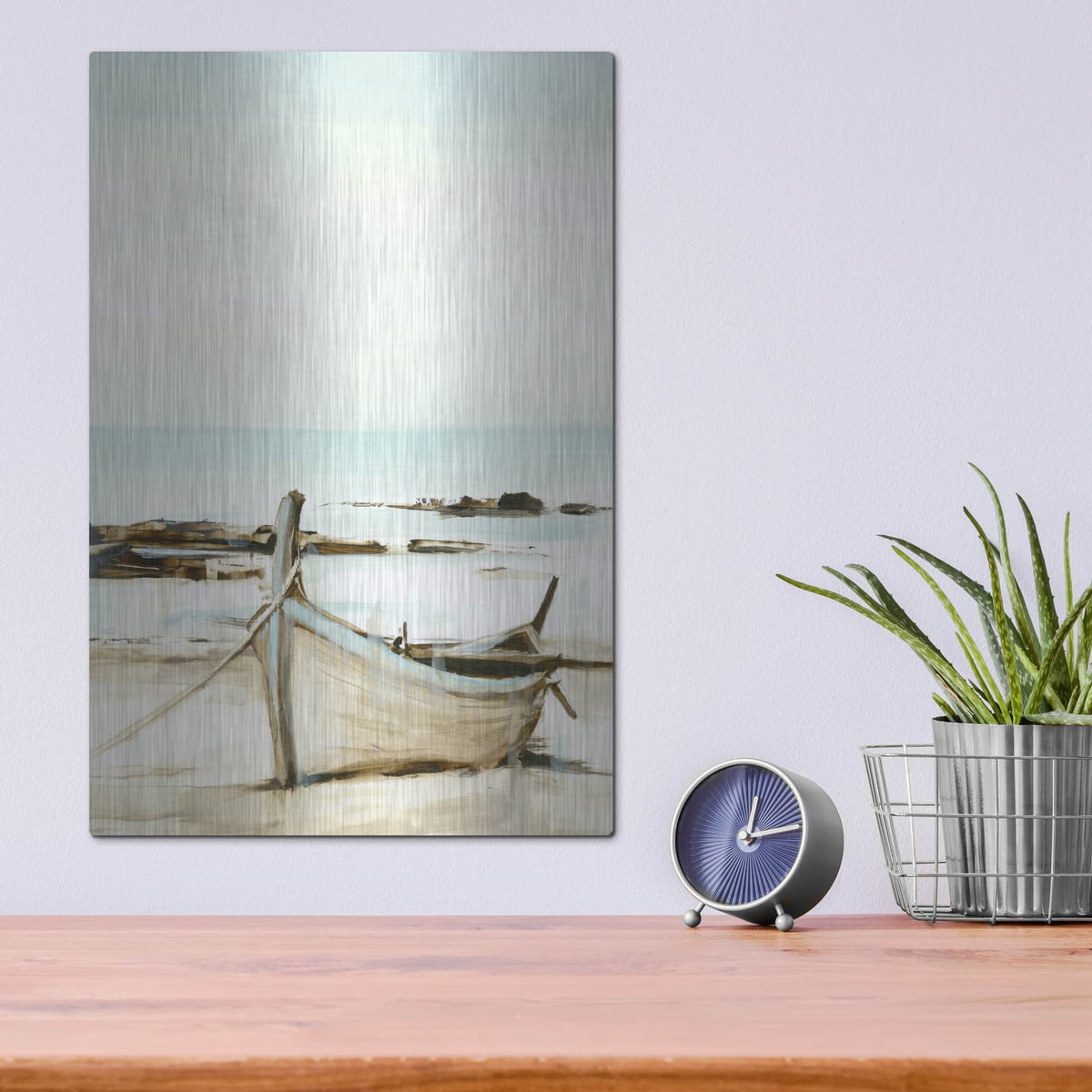 'Rustic Row Boat 2' by Ethan Harper – Metal Wall Art, 12x16 room view