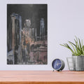 'Urban Illumination 2' by Ethan Harper – Metal Wall Art, 12x16 room view