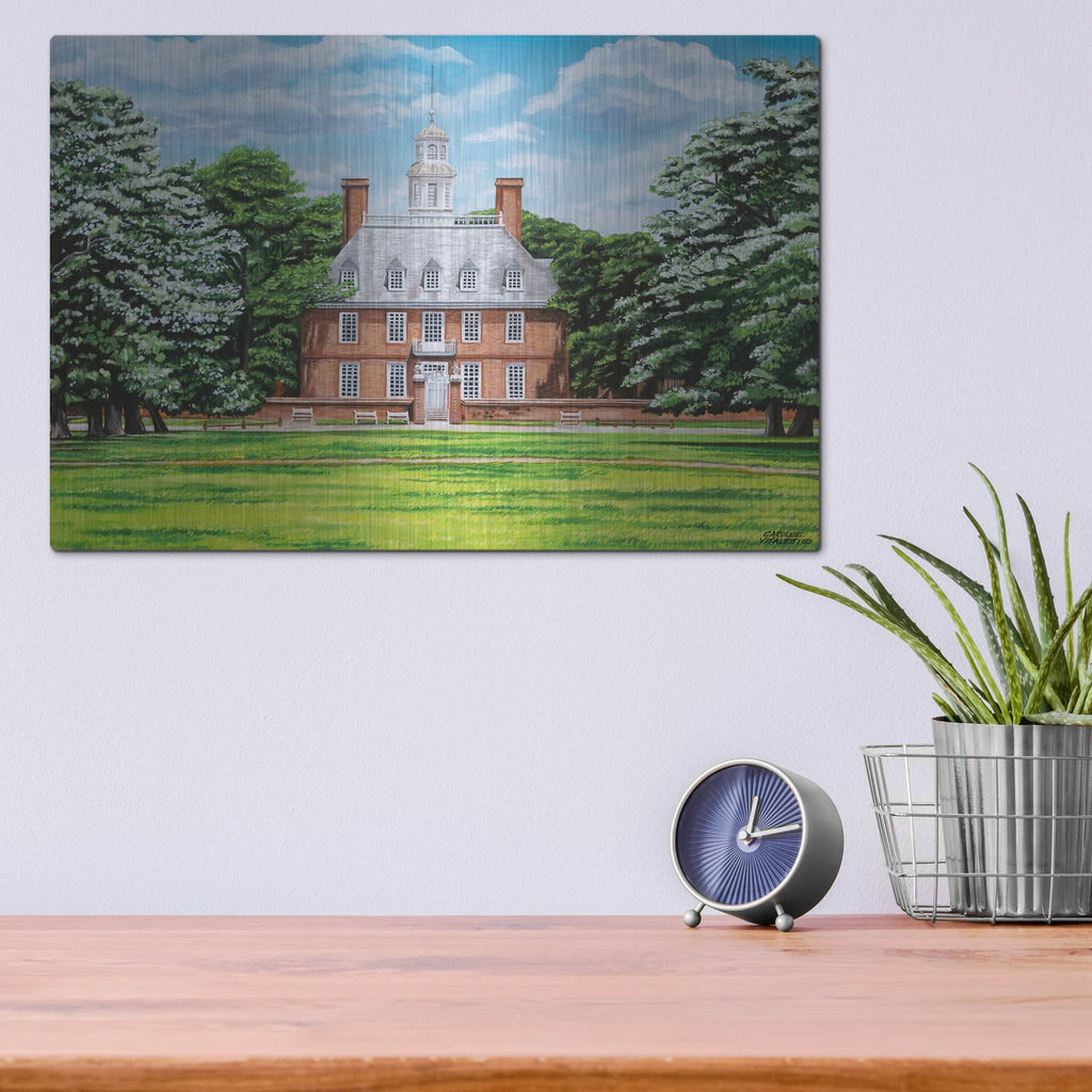 'Governors Palace' by Carolee Vitaletti – Metal Wall Art, 16x12 room view