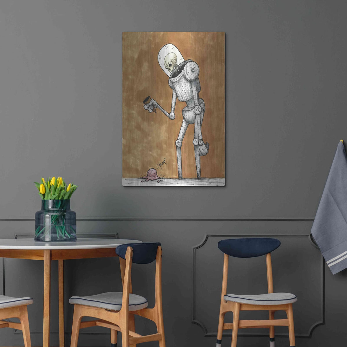 'Puh-lop' by Craig Snodgrass – Metal Wall Art, 24x36 room view