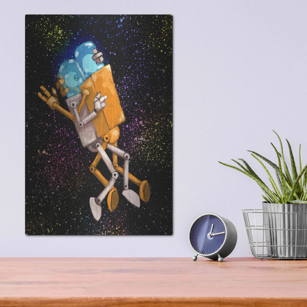 'Robo Love' by Craig Snodgrass – Metal Wall Art, 12x16 room view