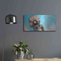 'Rosie The Rocketeer' by Craig Snodgrass – Metal Wall Art, 24x12 room view