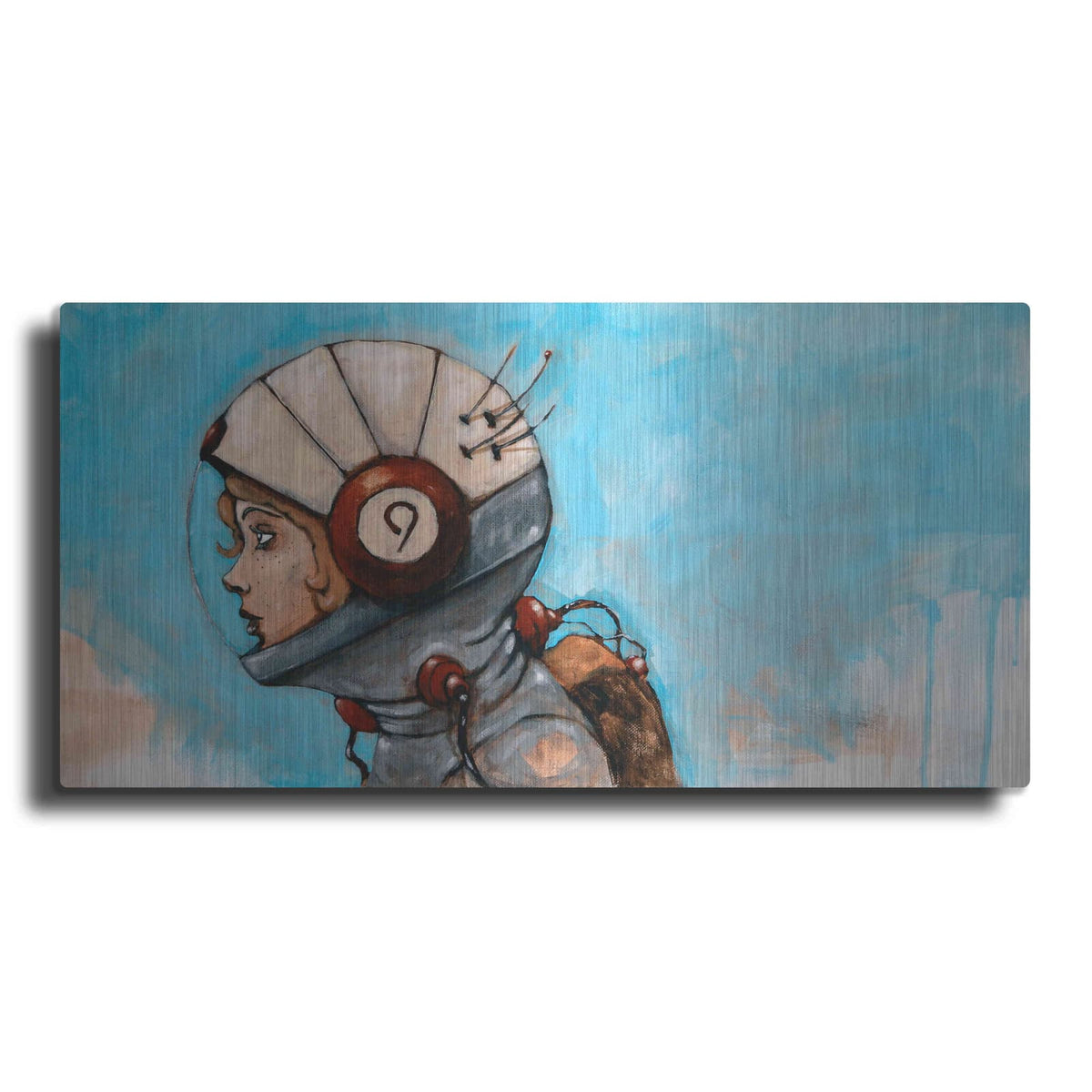 'Rosie The Rocketeer' by Craig Snodgrass – Metal Wall Art