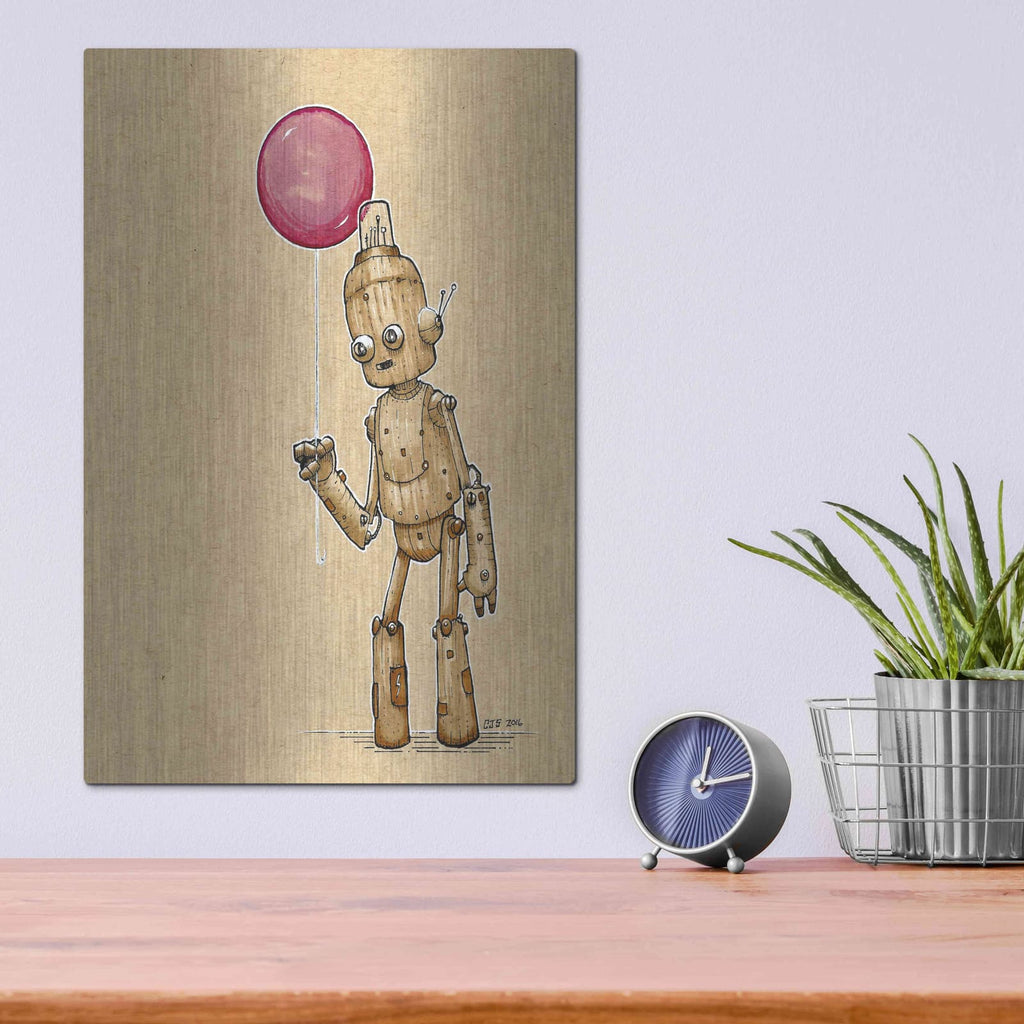 'Ink Bot Balloon' by Craig Snodgrass – Metal Wall Art, 12x16 room view
