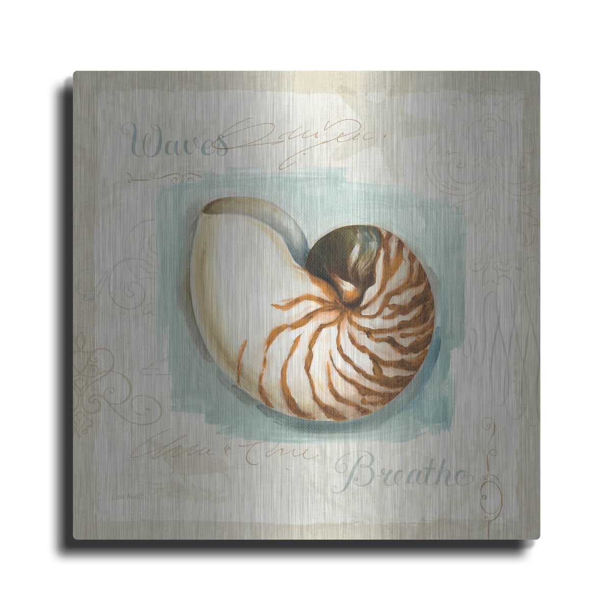 'Coastal Jewels II' by Lisa Audit – Metal Wall Art