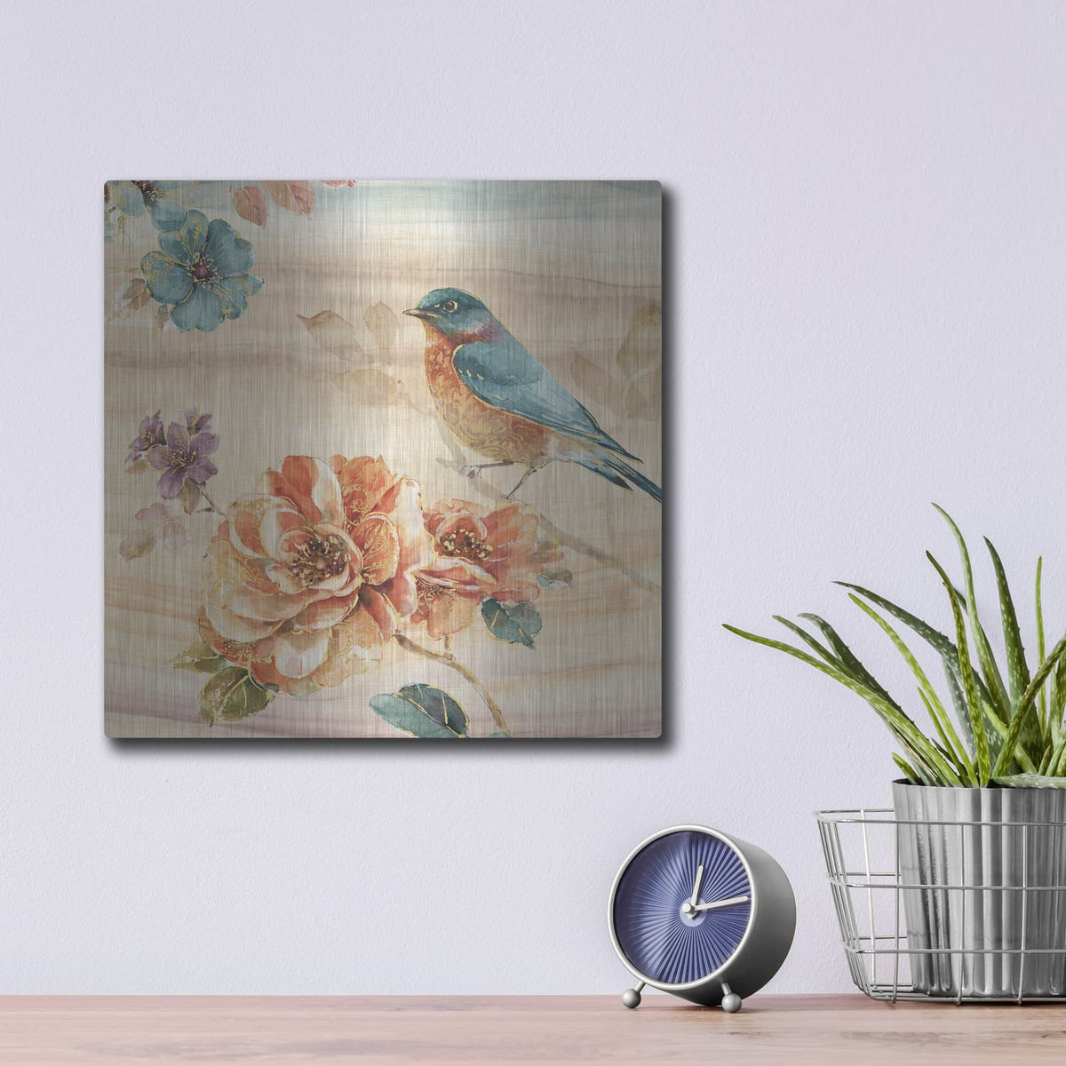 'Spiced Nature III' by Lisa Audit – Metal Wall Art, 12x12 room view