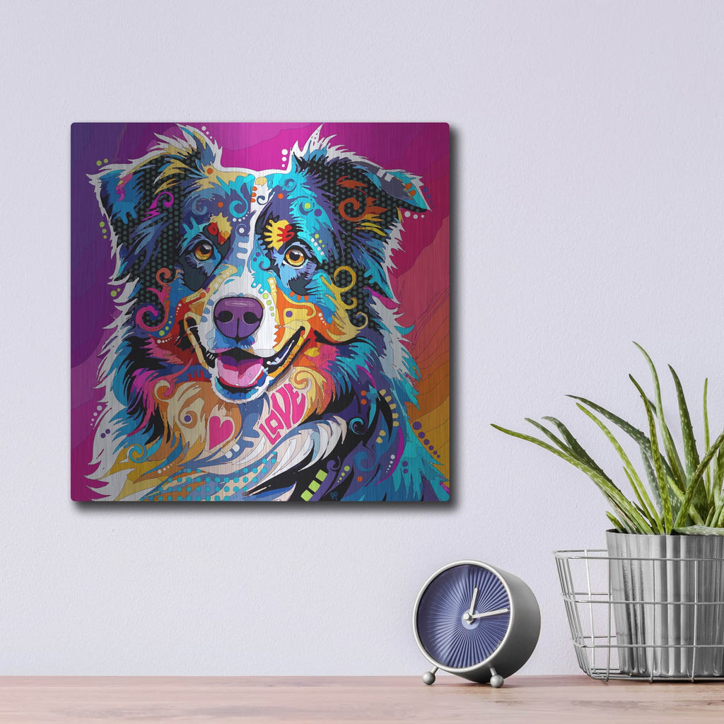 'Always Love' by Dean Russo – Metal Wall Art, 12x12 room view