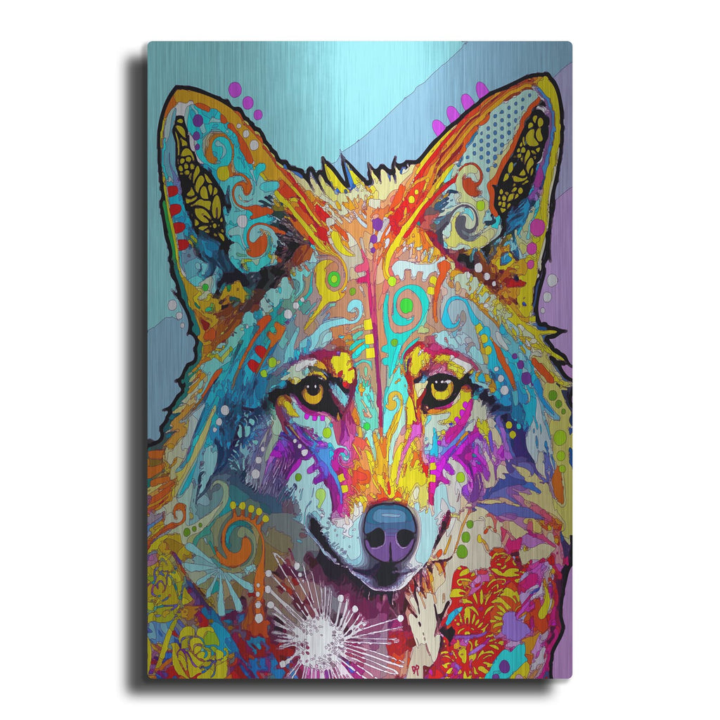'Coyote' by Dean Russo – Metal Wall Art
