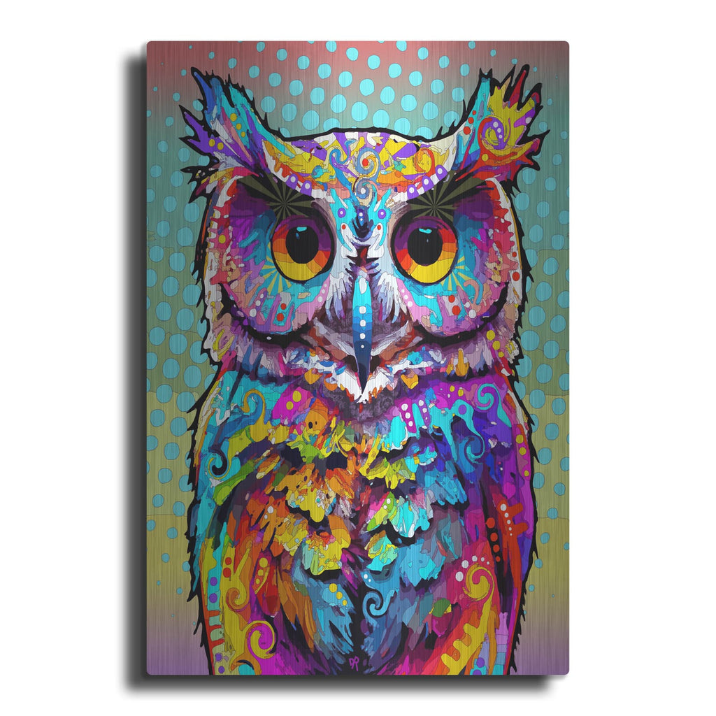 'Dignity Owl' by Dean Russo – Metal Wall Art