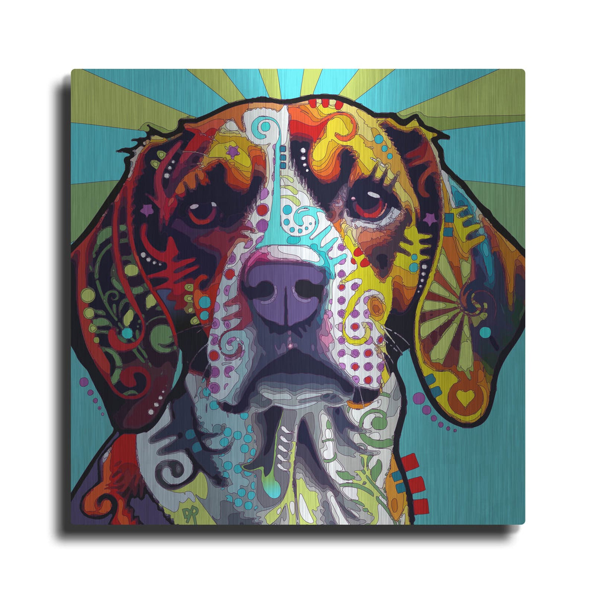 'Leave It To Beagle' by Dean Russo – Metal Wall Art