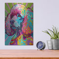 'Poodle Love' by Dean Russo – Metal Wall Art, 12x16 room view